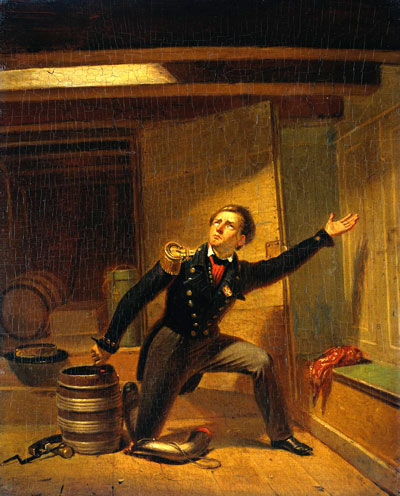 Jacobus Schoemaker Doyer - Van Speyk steekt de lont in het kruit, 5 februari 1831